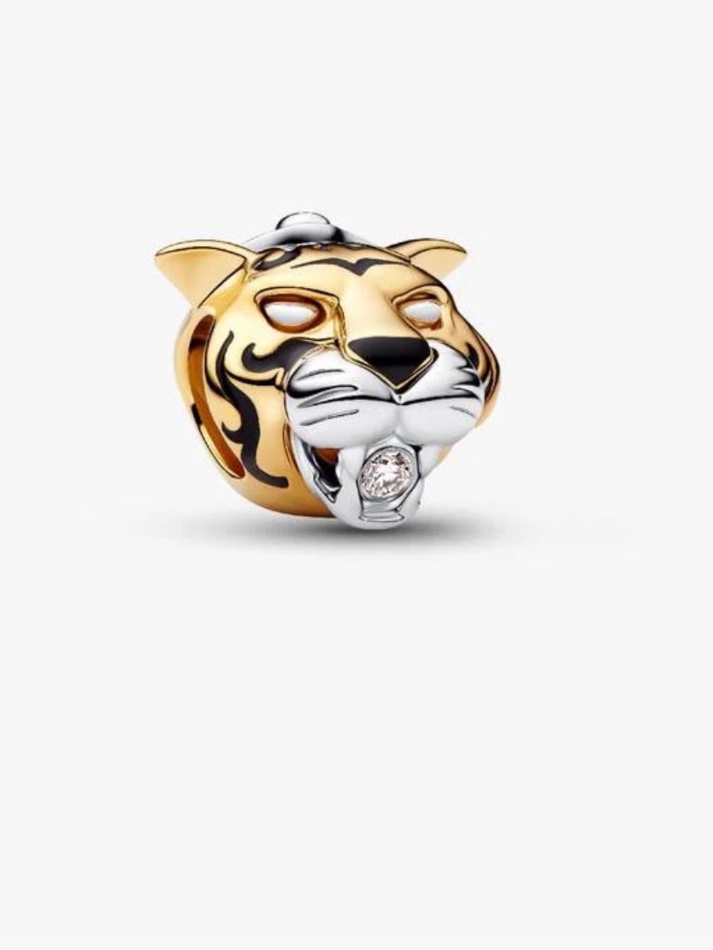 Authentic Pandora Disney Princess Jasmine Rajah Lab-grown Diamond Charm - Picture 1 of 5